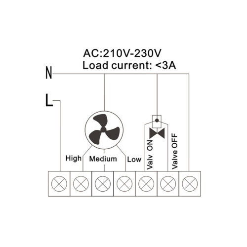 sdfer1 8902 fan intelligent temperature controller