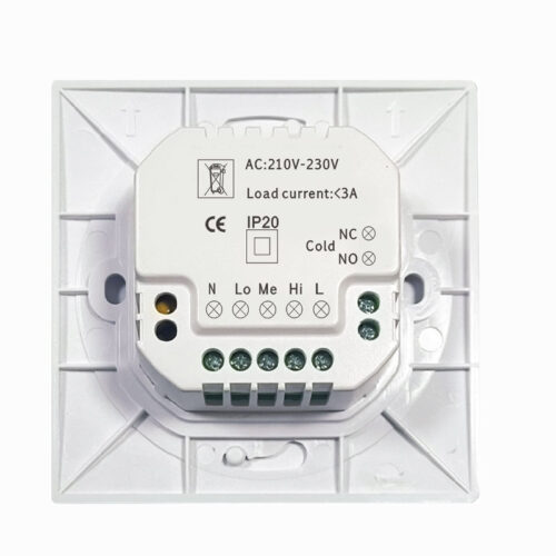 风机英文接线图 6602 fan intelligent temperature controller